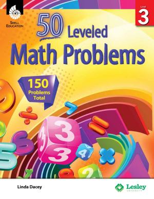 Book cover of 50 Leveled Math Problems Level 3