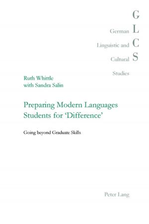 Cover of the book Preparing Modern Languages Students for 'Difference' by Jonas Schwarz