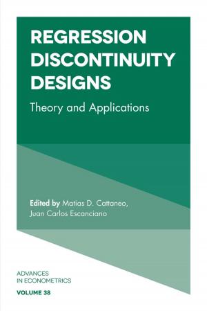 bigCover of the book Regression Discontinuity Designs by 
