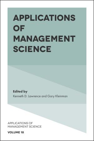 Cover of the book Applications of Management Science by Bert Teeuwen, Alexander Grombach