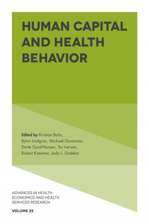 bigCover of the book Human Capital and Health Behavior by 