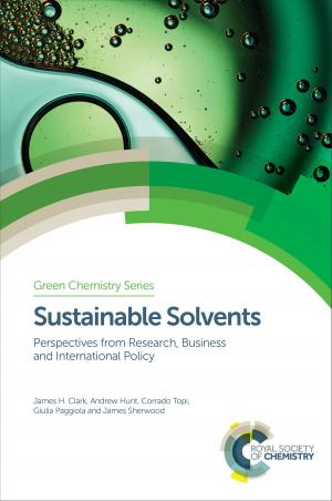 Book cover of Sustainable Solvents