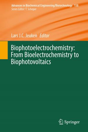 Cover of the book Biophotoelectrochemistry: From Bioelectrochemistry to Biophotovoltaics by Morton Deutsch, Peter T. Coleman