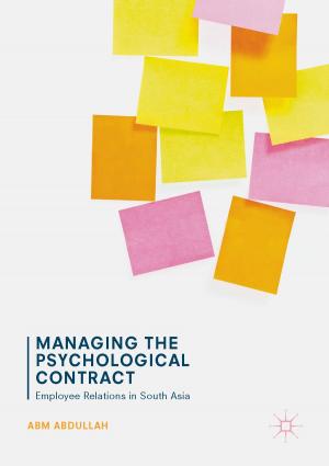 Cover of the book Managing the Psychological Contract by Winston Crasto, Janet Jarvis, Melanie J. Davies