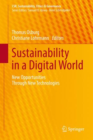 Cover of the book Sustainability in a Digital World by Gert van Dijk, Panagiota Sergaki, George Baourakis