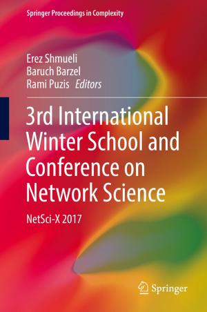 Cover of the book 3rd International Winter School and Conference on Network Science by Cédric Bonnafé