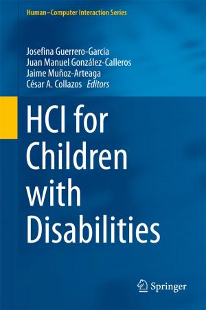 Cover of the book HCI for Children with Disabilities by Shane (S.Q.) Xie