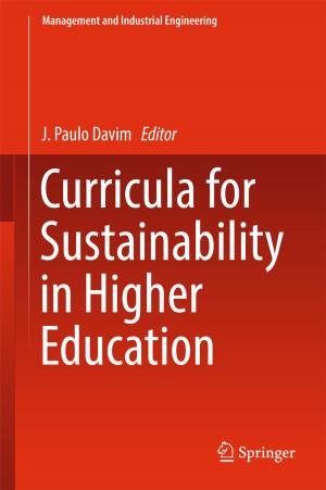 Cover of the book Curricula for Sustainability in Higher Education by Alexander Trubin