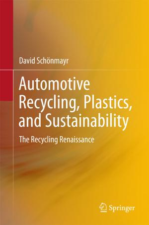 Cover of the book Automotive Recycling, Plastics, and Sustainability by Volodymyr Govorukha, Marc Kamlah, Volodymyr Loboda, Yuri Lapusta