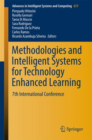 Cover of the book Methodologies and Intelligent Systems for Technology Enhanced Learning by Lindsey Earner-Byrne, Diane Urquhart