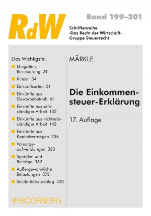 Cover of Die Einkommensteuer-Erklärung