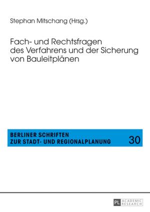 Cover of the book Fach- und Rechtsfragen des Verfahrens und der Sicherung von Bauleitplaenen by Kathleen Glenister Roberts