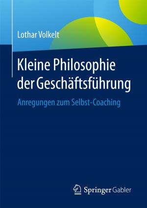 Cover of the book Kleine Philosophie der Geschäftsführung by Martin Sänger, Peter Buchenau, Zach Davis