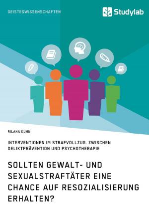 Cover of the book Sollten Gewalt- und Sexualstraftäter eine Chance auf Resozialisierung erhalten? by Tabea Roth