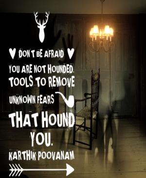 Book cover of Tools to remove unknown fear that hound you