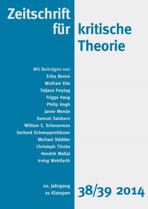 Cover of the book Zeitschrift für kritische Theorie by Christoph Türcke