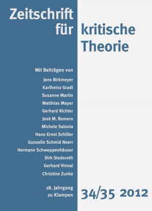 bigCover of the book Zeitschrift für kritische Theorie by 
