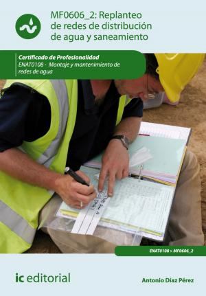 Cover of the book Replanteo de redes de distribución de agua y saneamiento by Ricardo Quintanilla Piña