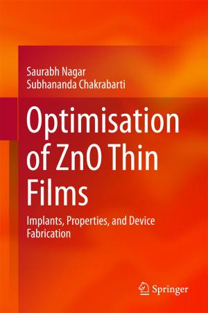 Cover of the book Optimisation of ZnO Thin Films by Saburou Saitoh, Yoshihiro Sawano