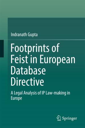 Cover of the book Footprints of Feist in European Database Directive by Jianming Yang
