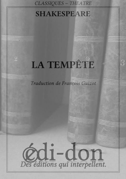 Cover of the book La Tempête by Shakespeare, Edi-don