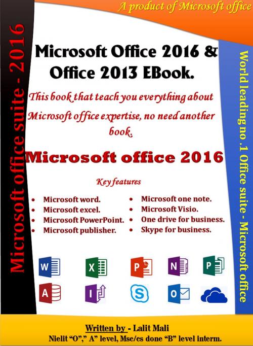 Cover of the book Microsoft office 2016 & 2013 ebook by Lalit Kumar Mali, Shree Balaji Publication