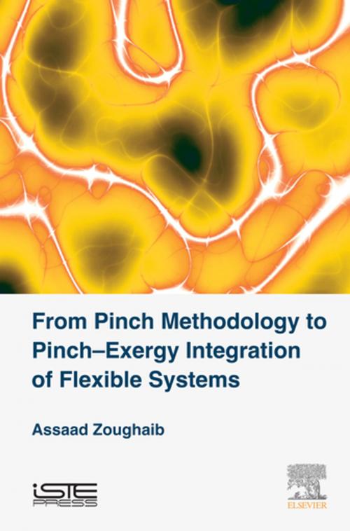Cover of the book From Pinch Methodology to Pinch-Exergy Integration of Flexible Systems by Assaad Zoughaib, Elsevier Science