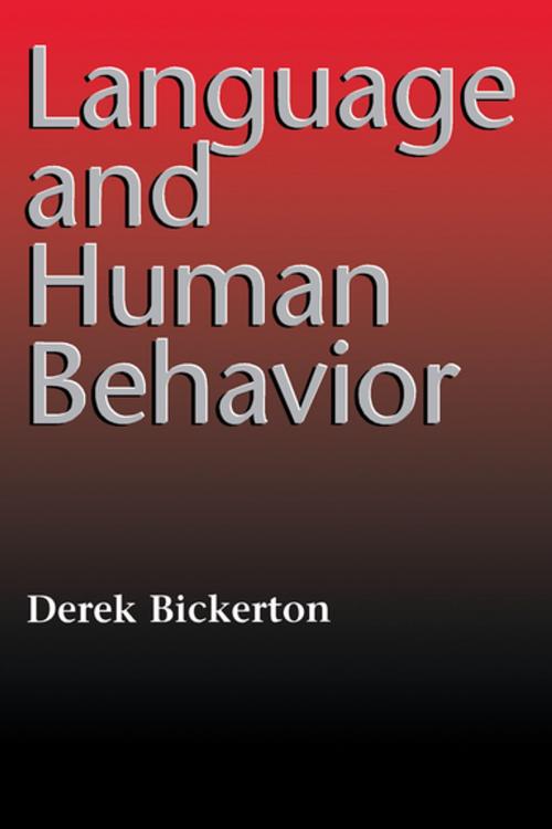 Cover of the book Language and Human Behavior by Derek Bickerton, University of Washington Press