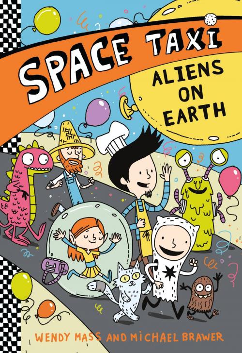 Cover of the book Space Taxi: Aliens on Earth by Wendy Mass, Michael Brawer, Little, Brown Books for Young Readers
