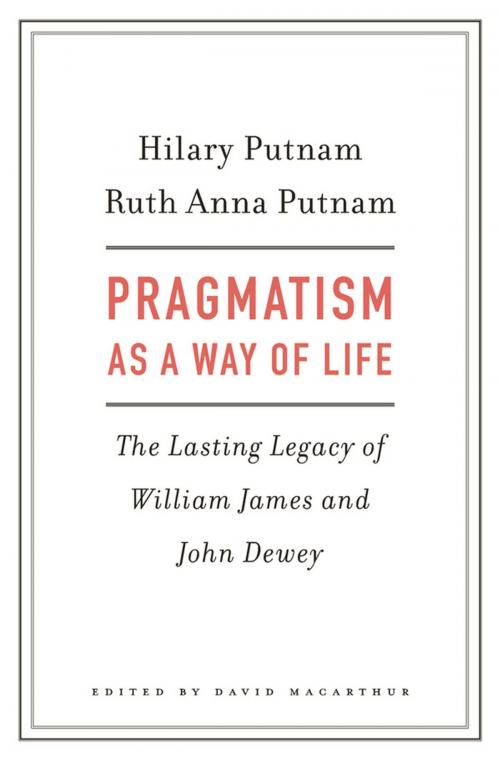 Cover of the book Pragmatism as a Way of Life by Hilary Putnam, Harvard University Press