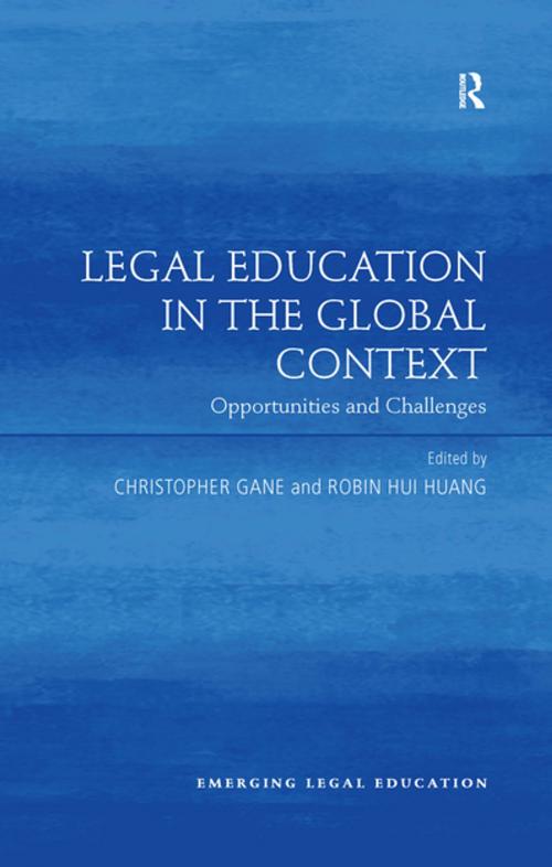 Cover of the book Legal Education in the Global Context by , Taylor and Francis