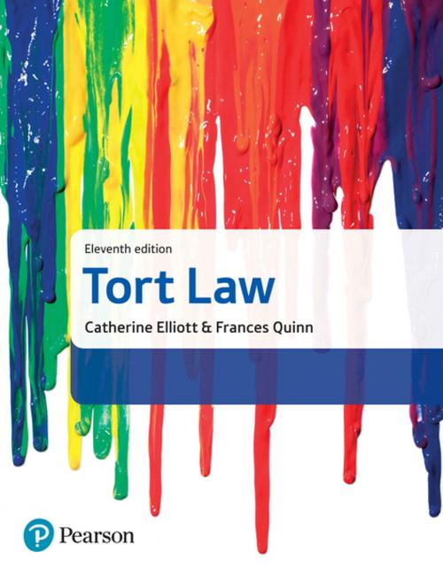 Cover of the book Tort Law by Catherine Elliott, Frances Quinn, Pearson Education Limited