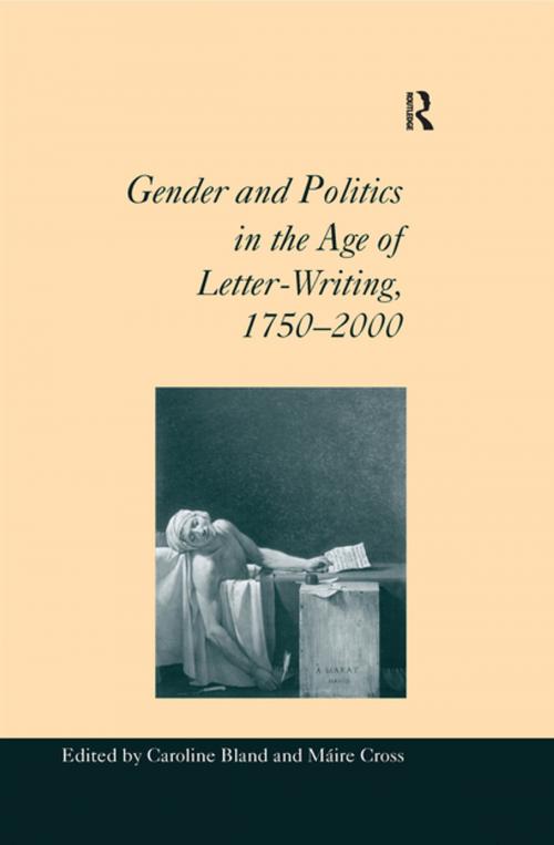 Cover of the book Gender and Politics in the Age of Letter-Writing, 1750–2000 by Máire Cross, Taylor and Francis