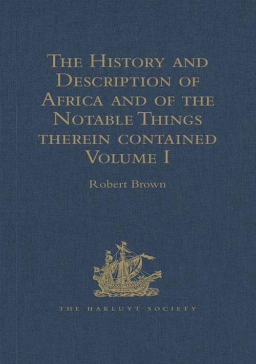 Cover of the book The History and Description of Africa and of the Notable Things therein contained by , Taylor and Francis
