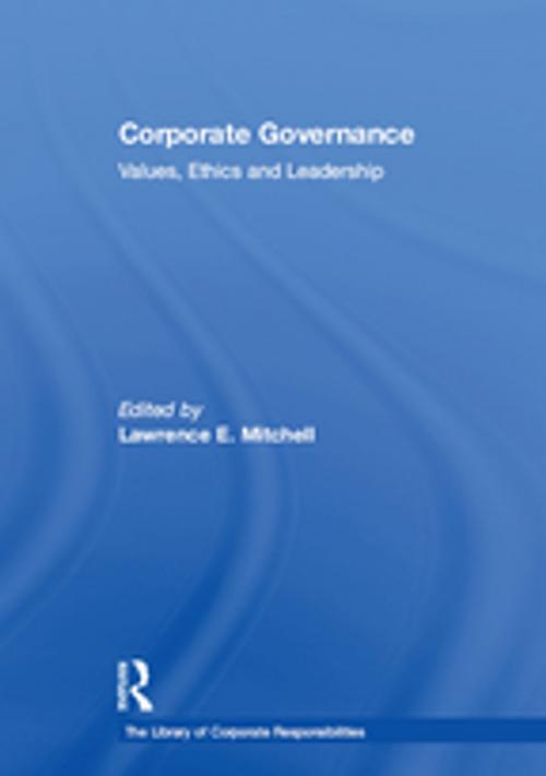 Cover of the book Corporate Governance by , Taylor and Francis