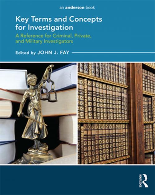 Cover of the book Key Terms and Concepts for Investigation by , Taylor and Francis