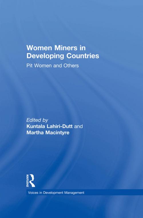 Cover of the book Women Miners in Developing Countries by Martha Macintyre, Taylor and Francis