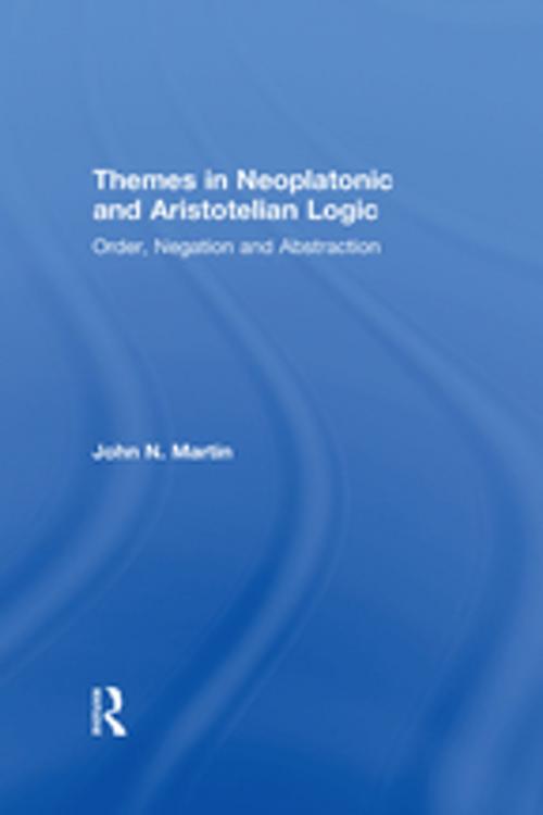 Cover of the book Themes in Neoplatonic and Aristotelian Logic by John N. Martin, Taylor and Francis