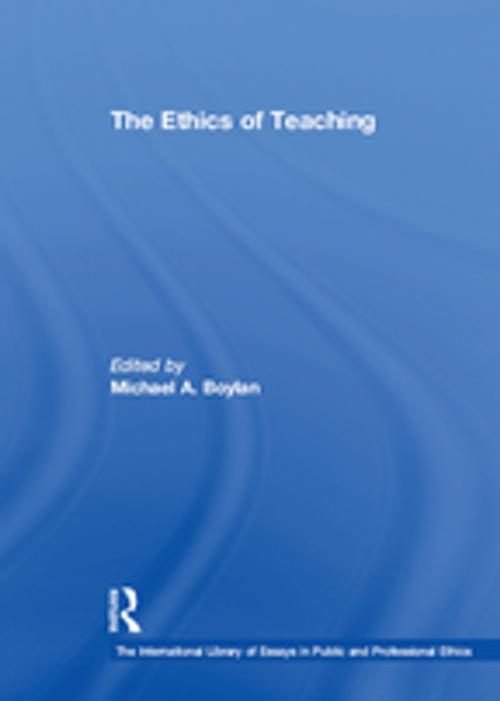 Cover of the book The Ethics of Teaching by , Taylor and Francis