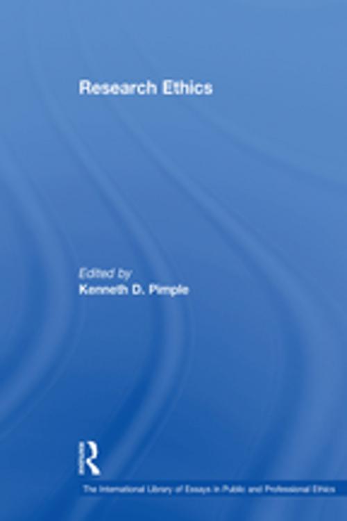 Cover of the book Research Ethics by , Taylor and Francis