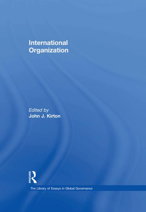 Cover of the book International Organization by , Taylor and Francis