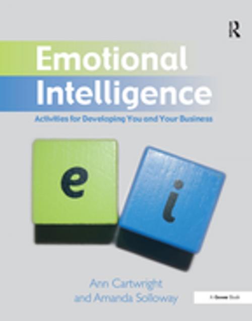 Cover of the book Emotional Intelligence by Ann Cartwright, Amanda Solloway, Taylor and Francis