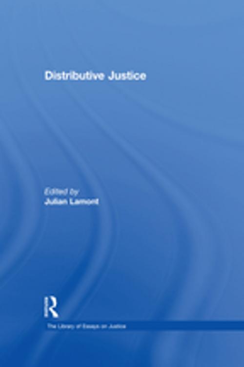 Cover of the book Distributive Justice by , Taylor and Francis