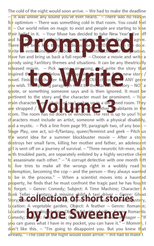 Cover of the book Prompted to Write Volume 3 by Joe Sweeney, JS Blume Publishing