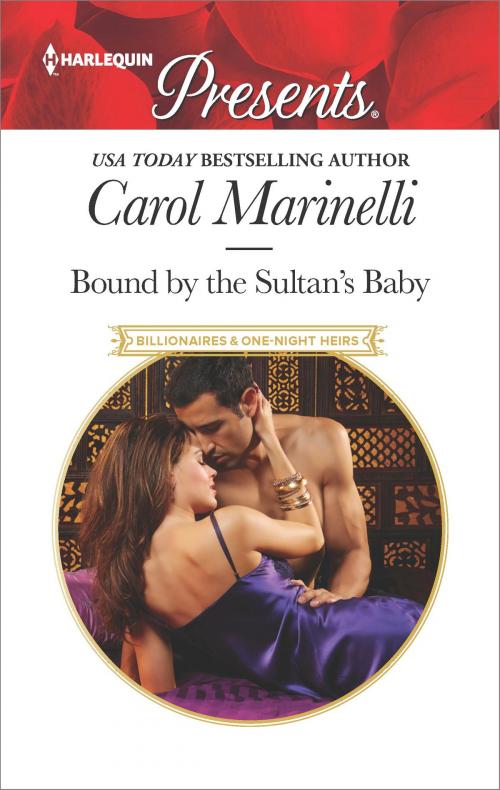 Cover of the book Bound by the Sultan's Baby by Carol Marinelli, Harlequin