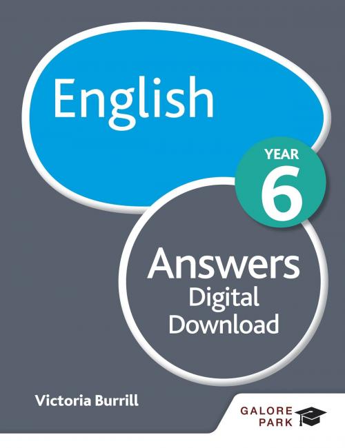 Cover of the book English Year 6 Answers by Victoria Burrill, Hodder Education