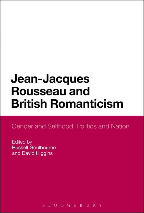 Cover of the book Jean-Jacques Rousseau and British Romanticism by , Bloomsbury Publishing