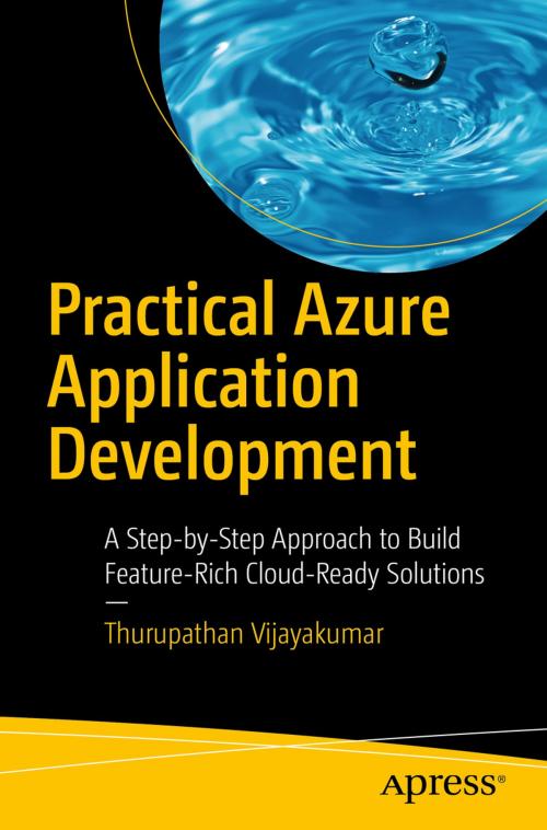 Cover of the book Practical Azure Application Development by Thurupathan Vijayakumar, Apress