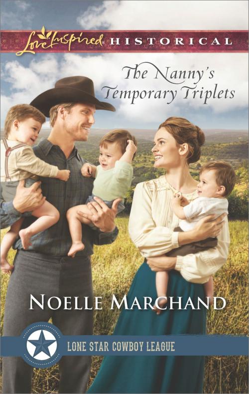Cover of the book The Nanny's Temporary Triplets by Noelle Marchand, Harlequin