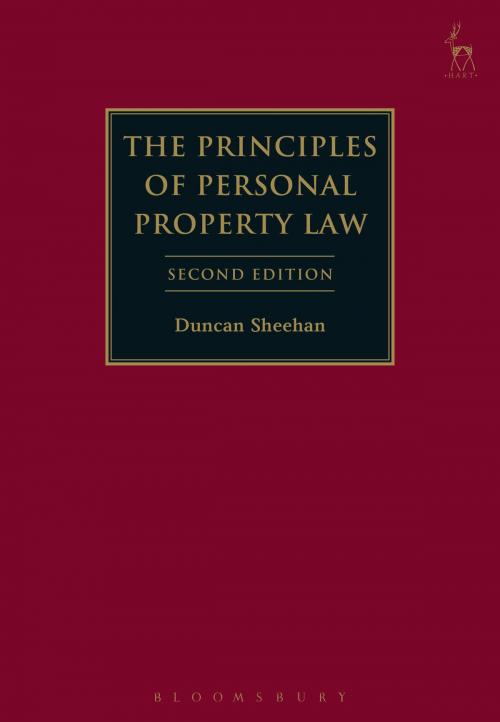 Cover of the book The Principles of Personal Property Law by Professor Duncan Sheehan, Bloomsbury Publishing